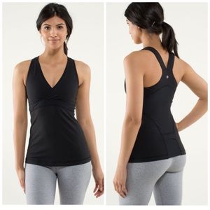 LULULEMON l Deep V Mesh Back Athletic Tank
